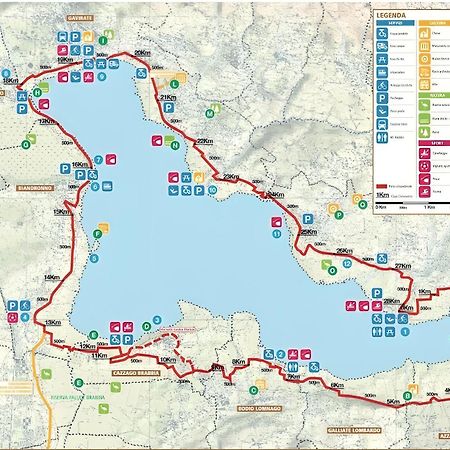 La Terrazza - Very Quiet - Free Park - 3 Min From Varese Center And Lake - Air Conditioning - Cycling Friendly Zewnętrze zdjęcie